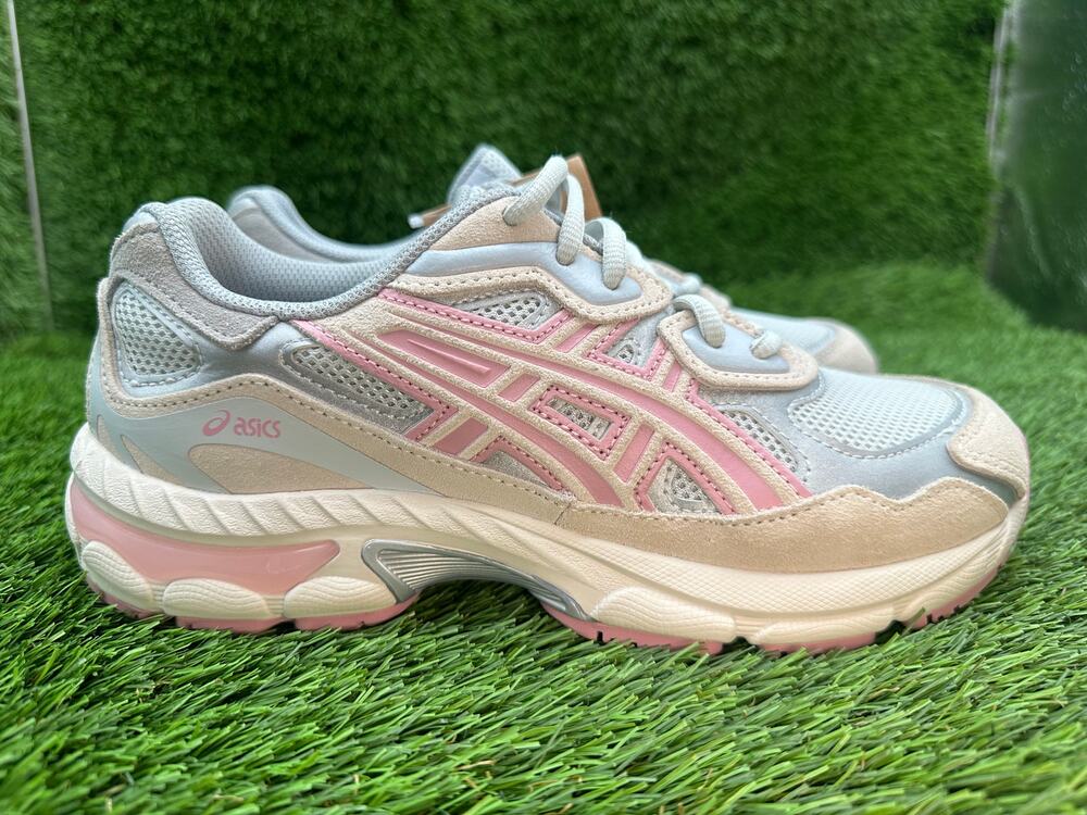 Asics Gel-NYC 1204A175-020 Athletic Sneaker Girls 5.5 Gray Mesh Running Sports